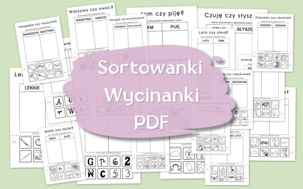 Sortowanki - Wycinanki PDF