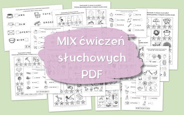 MIX ćwiczeń słuchowych PDF