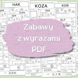 Zabawy z wyrazami PDF