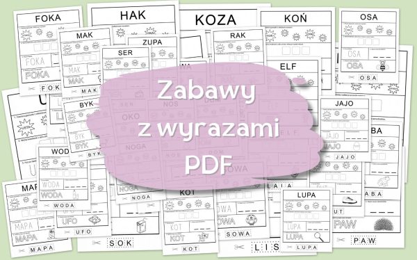Zabawy z wyrazami PDF